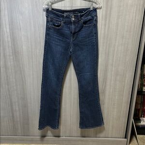 American Eagle Outfitters Dark Blue Flare Jeans